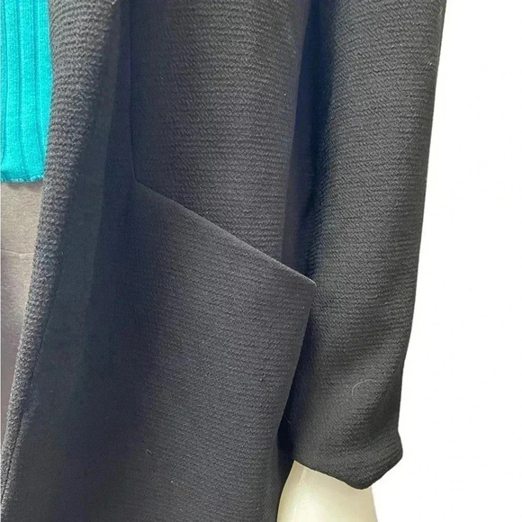 ONLY Open Blazer Cardigan Black Size 38/Medium - Picture 6 of 9